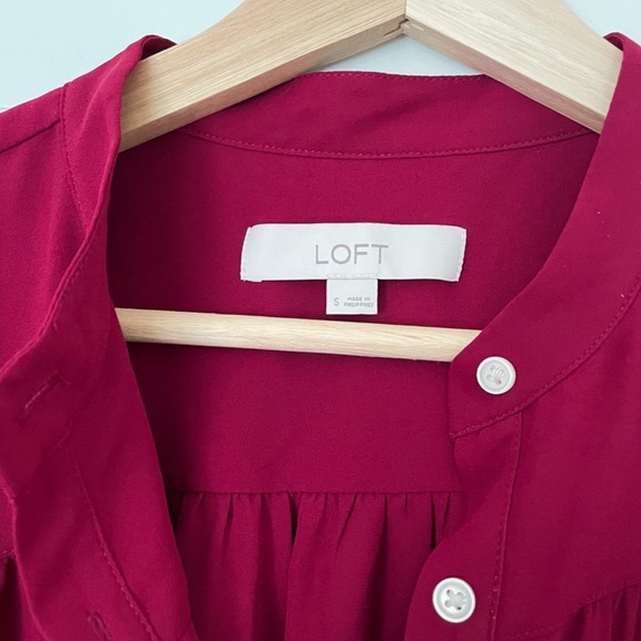 Loft button up blouse - Picture 3 of 4